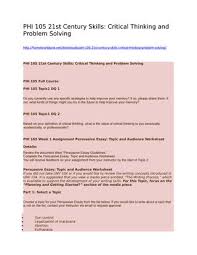 Critical Thinking   Strategic Problem Solving Skills for Leaders espp harvard thesis Phi       st century skills critical thinking and problem solving marinette