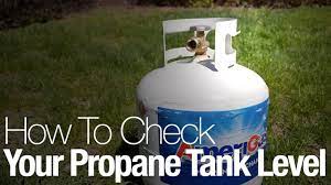 check how full your propane tank is