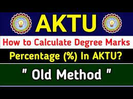 aktu aktu degree marks calculation