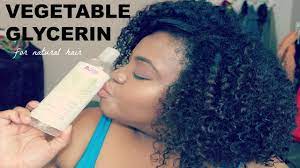 vegetable glycerin for natural hair