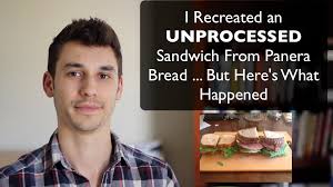 unprocessed sandwich from panera bread