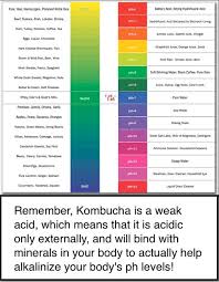 Kombucha Ph Chart Kombucha Ph Chart Alkaline Foods