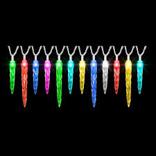 Lightshow 24 Light Colormotion Icicle Deluxe Light String