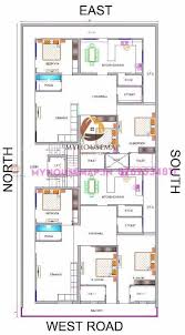 House Plan West Facing 45 93 Ft