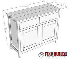 diy sideboard cabinet part 2