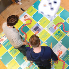 giant floor eco action snakes ladders