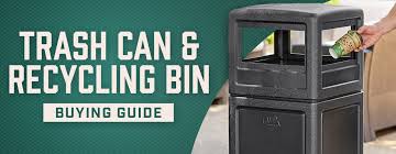 Types Of Trash Cans Recycling Bins