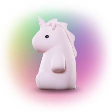Globe Electric Rylie Unicorn Multicolor Changing Integrated Led Rechargeable Silicone Night Light Lamp White 13101 The Home Depot