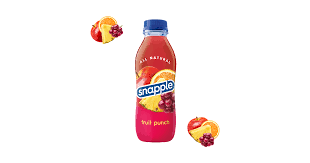 fruit punch juice drink snapple
