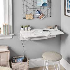 Its major advantage over a regular desk is that it doesn't take up a lot of precious space. Usb Folding Wall Desk Pottery Barn Teen