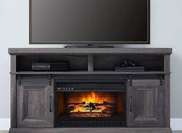 Preston Fireplace Tv Stand Charcoal