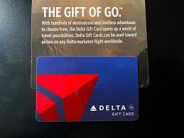 250 delta air lines gift card