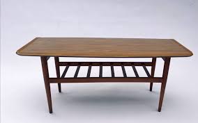 Vintage Coffee Table With Rack