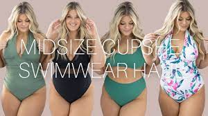 midsize curvy cupshe swimwear try on