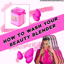 beauty blender washing machine hack