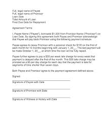 Letter Of Agreement For Payment Top Form Templates Free