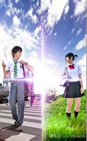Even if you're not usually into japanese movies or anime (like i'm not usually into japanese movies and anime), i'd say that this movie is an easy one in the end, we don't get to see taki and mitsuha actually having a conversation; Images Of Your Name Japanese Anime Movie