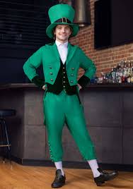 green leprechaun costume