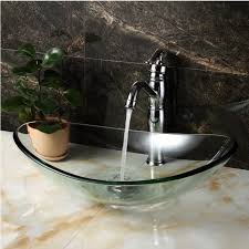 Glass Basin Countertop Wash Basin