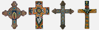 Mexican Talavera Wall Crosses