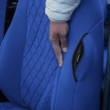 Blue Neoprene Custom Car Seat Cover