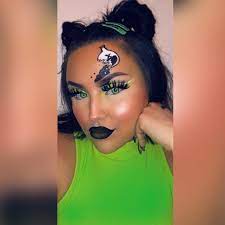 this playful powerpuff makeup is