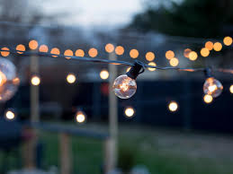 how to hang outdoor string lights from
