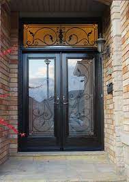 Wrought Iron Fiberglass Doors Do More