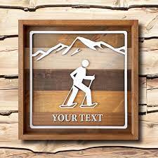 Sign Personalized Snowshoe Wall Art