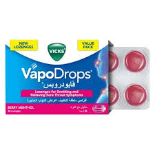 vicks vapodrops berry menthol tablets