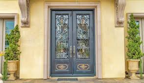 iron door design stylish double door