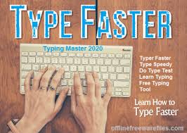 A free program to improve typing speed on the pc. Typing Master Free Download Latest 2020 For Windows Pc