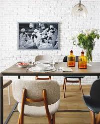 White Brick Walls For Trendy Home