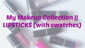 my makeup collection lipsticks with