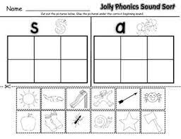 This includes alphabet sounds as well as digraphs such as sh, th, ai and ue. Jolly Phonics Sound Sort Worksheets Books 1 7 Jolly Phonics Phonics Sounds Phonics