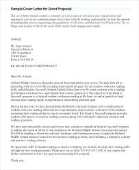 Grant Proposal Cover Letter Template Publish For Proposals