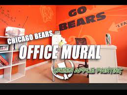 Chicago Bears Office Mural With Glidden