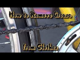 how to remove bike grease stains from