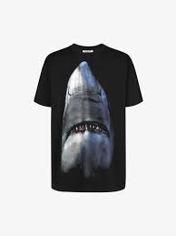 Shark Printed Oversized T Shirt