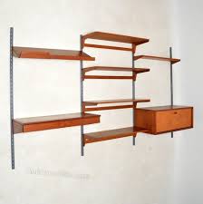 danish wall unit bookcase desk