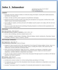 Sample Resume For Medical Lab Technician Dew Drops