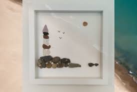 Diy Sea Glass Art With Pebbles Tutorial