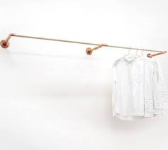 wall mounted clothing rail clothing