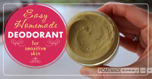 easy homemade deodorant for sensitive