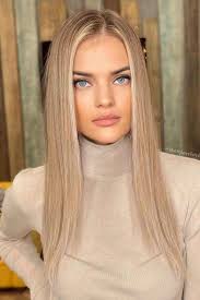hair styles for a blonde hair blue eyes
