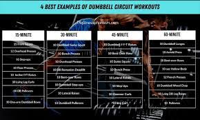 4 exles of dumbbell circuit workouts