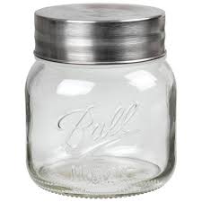 Half Gallon 64 Oz Glass Mason Jar