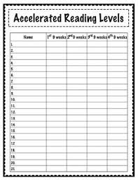 Accelerated Reading Chart All 4 Quarters School