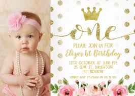 Princess 1st Birthday Invitations Zazzle