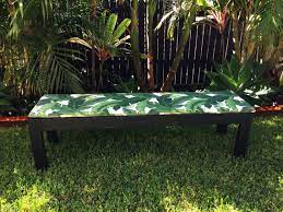 Bench Seat Pads Palm Leaf Cushions